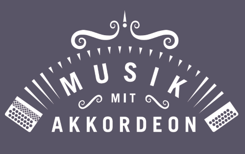 Logo Musik mit Akkordeon